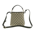 Gucci GG Emblem Small Bucket Messenger Bag