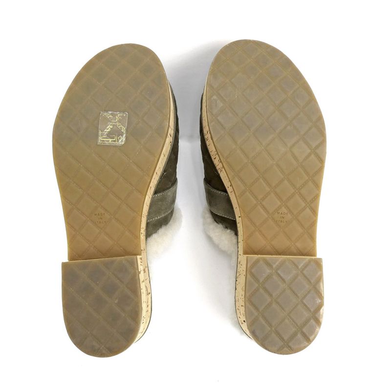 Chanel 21 B Clog Sabot Sandals Khaki Gdhardware Size 36 Shoes — view 8