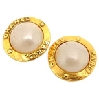 Chanel Vintage Pearl Gold-Tone