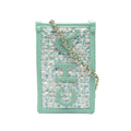 Chanel Shoulder Bag Tweed Clutch Phone Case
