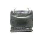 Chanel 0 Quilted GD Leather Chain Tote