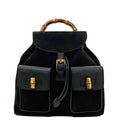 Gucci Backpack Black Bamboo 003 2058 0016