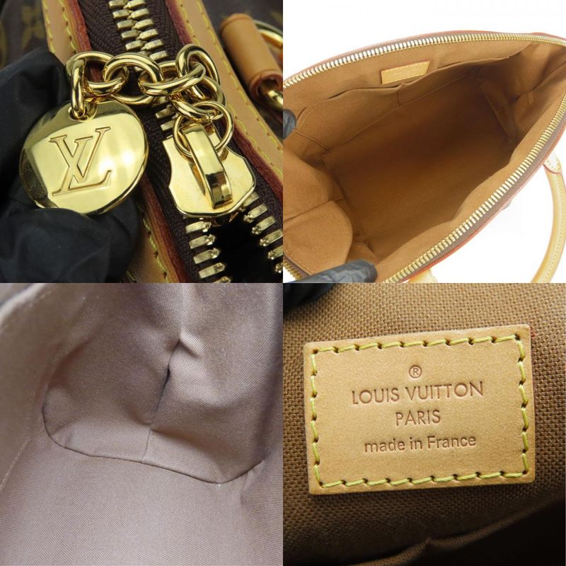 Louis Vuitton Handbag Tivoli PM Monogram Nubuck Brown — view 8