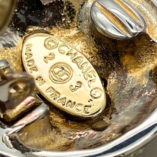 Chanel Vintage Rhinestones 2 3 Coco Mark — view 4