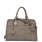 Prada 2 way Bag Grey Bn2217 Nappa Leather