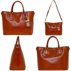 Prada 2 way Bag Orange Patent Leather 103 — view 2