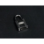 Hermes Leather Clochette Cadenas Padlock 120 key Navy Bp2881 — view 2