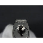 Hermes Leather Clochette Cadenas Padlock 120 key Navy Bp2881 — view 5