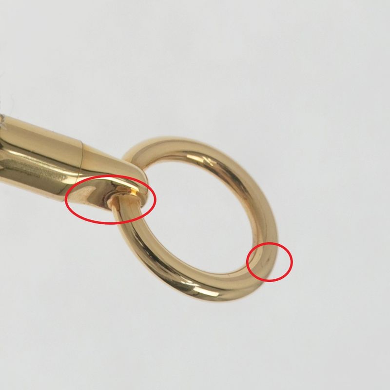 Hermes Grennan Bracelet Rose Mexico Gold Hardware Bangle Accessories — view 9