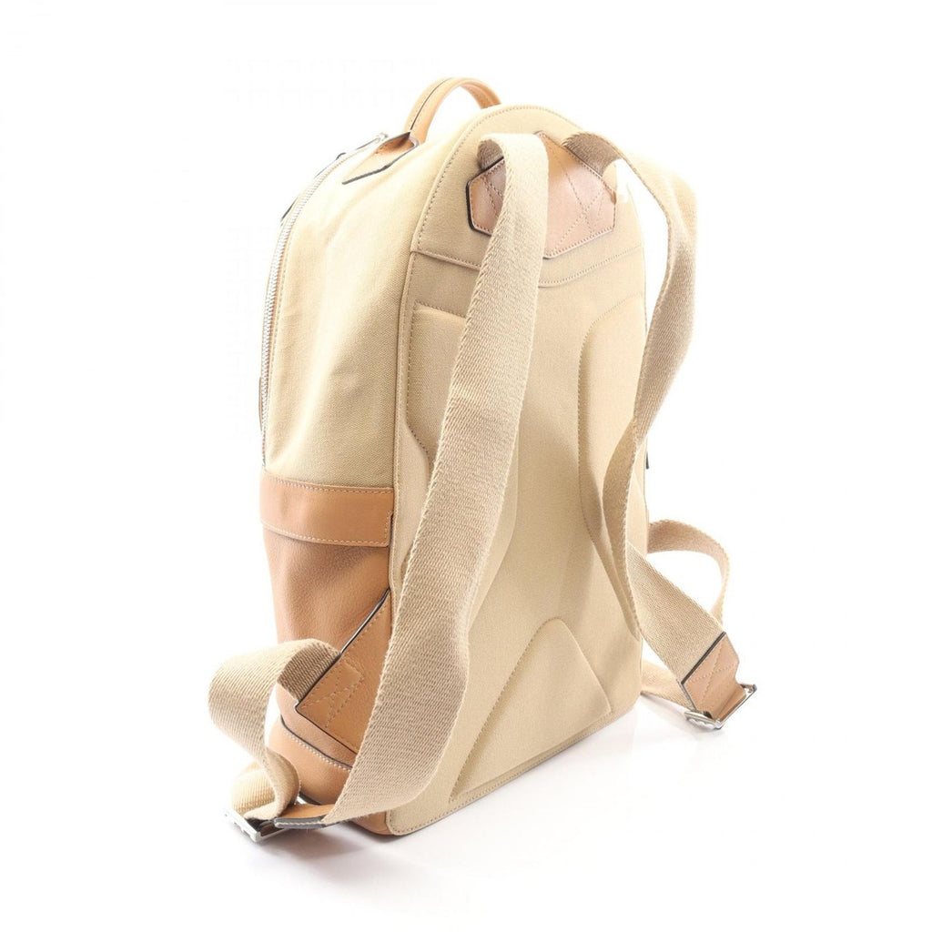 Loewe Backpack Round Beige Canvas Leather — view 2