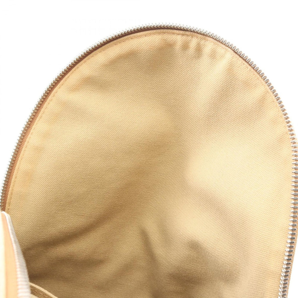 Loewe Backpack Round Beige Canvas Leather — view 6