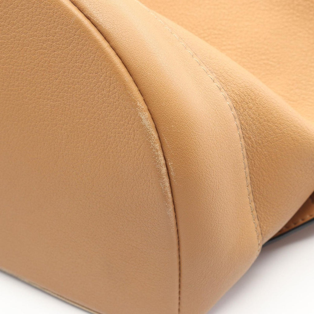 Loewe Backpack Round Beige Canvas Leather — view 7