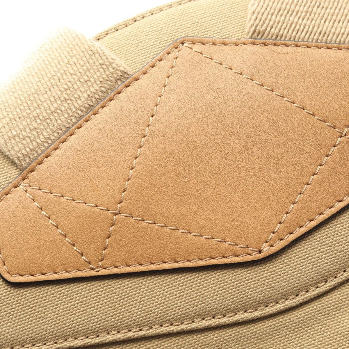 Loewe Backpack Round Beige Canvas Leather — view 9