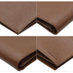 Prada Sapphire Leather Logo Bifold Long Wallet — view 4