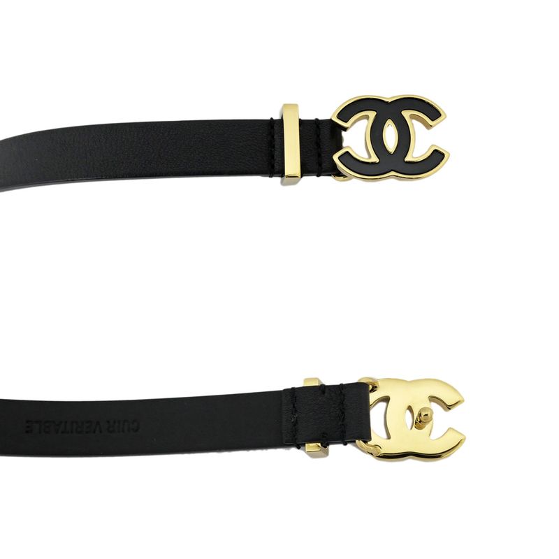 Chanel Chain Belt Black Gdhardware Aaa436 Coco Mark 70 28 — view 4