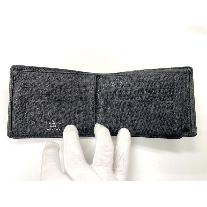 Louis Vuitton Taiga Portefeuille Florine Ardoise Compact Wallet Folded — view 7