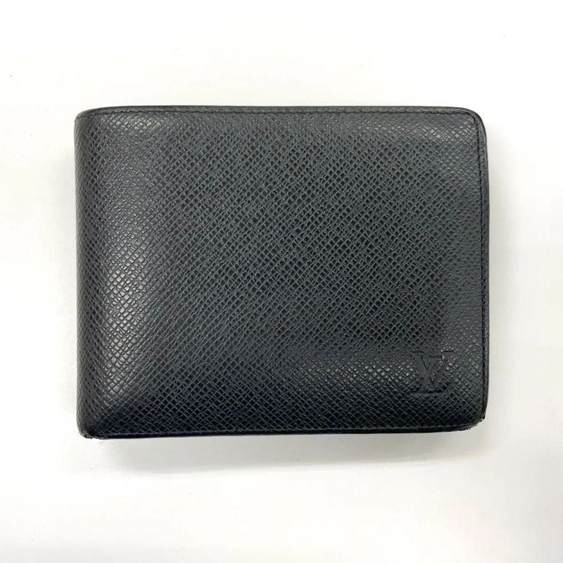 Louis Vuitton Taiga Portefeuille Florine Ardoise Compact Wallet Folded