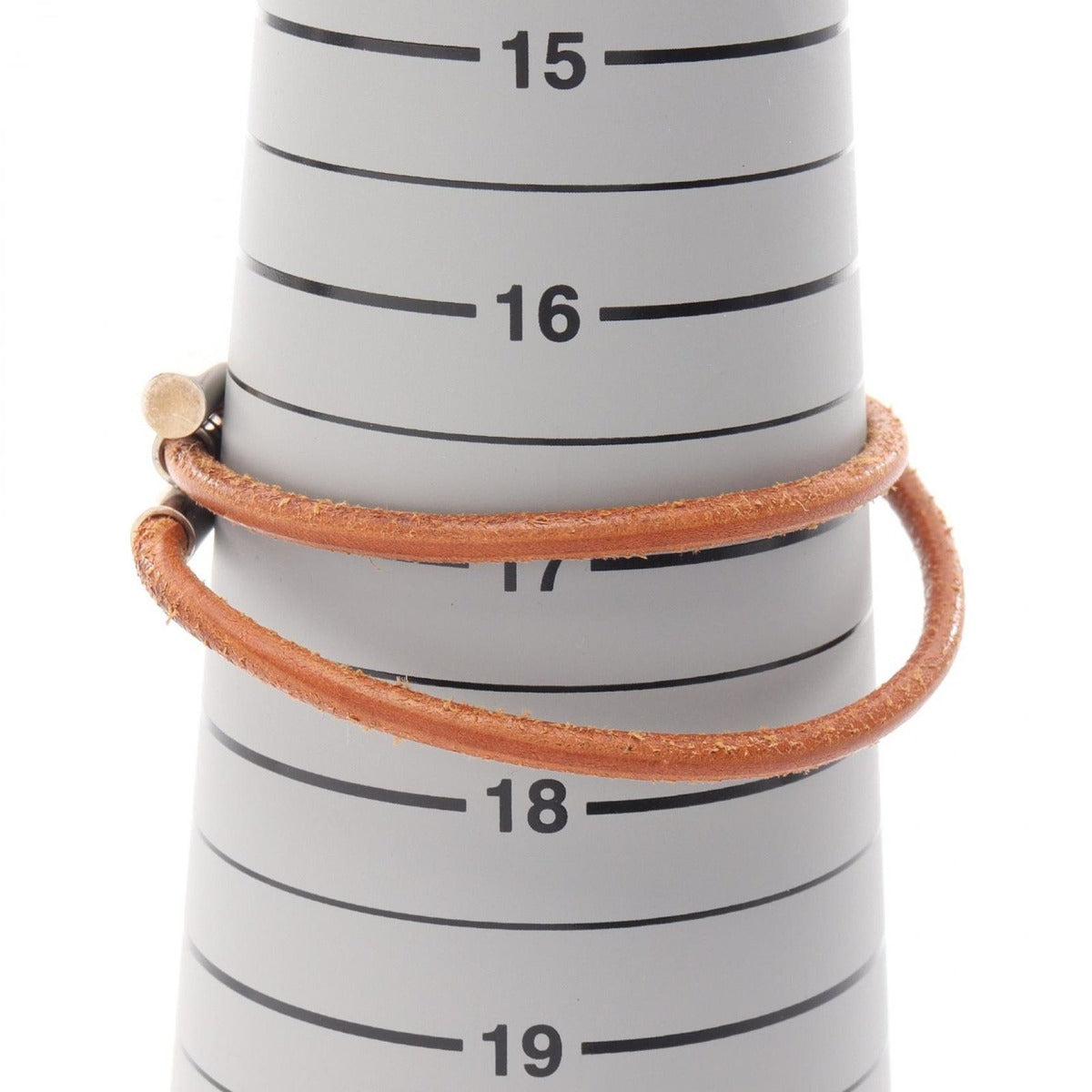 Hermes Bracelet Tourni Tresse Stainless Steel Leather B — view 5