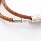 Hermes Bracelet Tourni Tresse Stainless Steel Leather B — view 6
