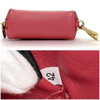 Prada Coin Case Pink 1 M1218 Saffiano Leather — view 3