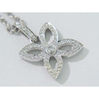 Louis Vuitton Pendentif Crackant 750 WG Necklace White Gold Viton — view 4