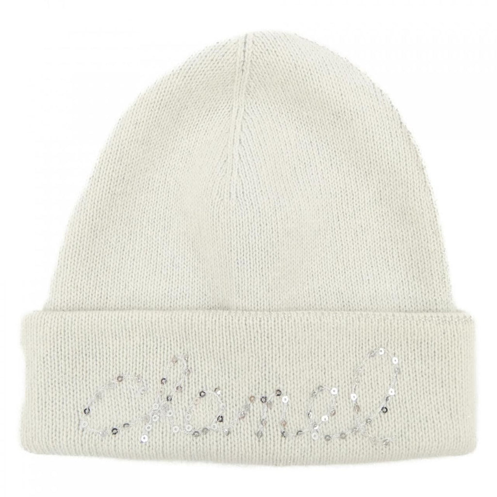 Chanel Knit Cap Cashmere White