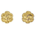 Chanel Vintage Gold Plated 96 a 17.4 g Earrings