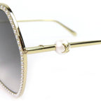 Louis Vuitton 948 Lvpearl Sunglasses Eyewear Gold — view 7