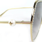 Louis Vuitton 948 Lvpearl Sunglasses Eyewear Gold — view 8
