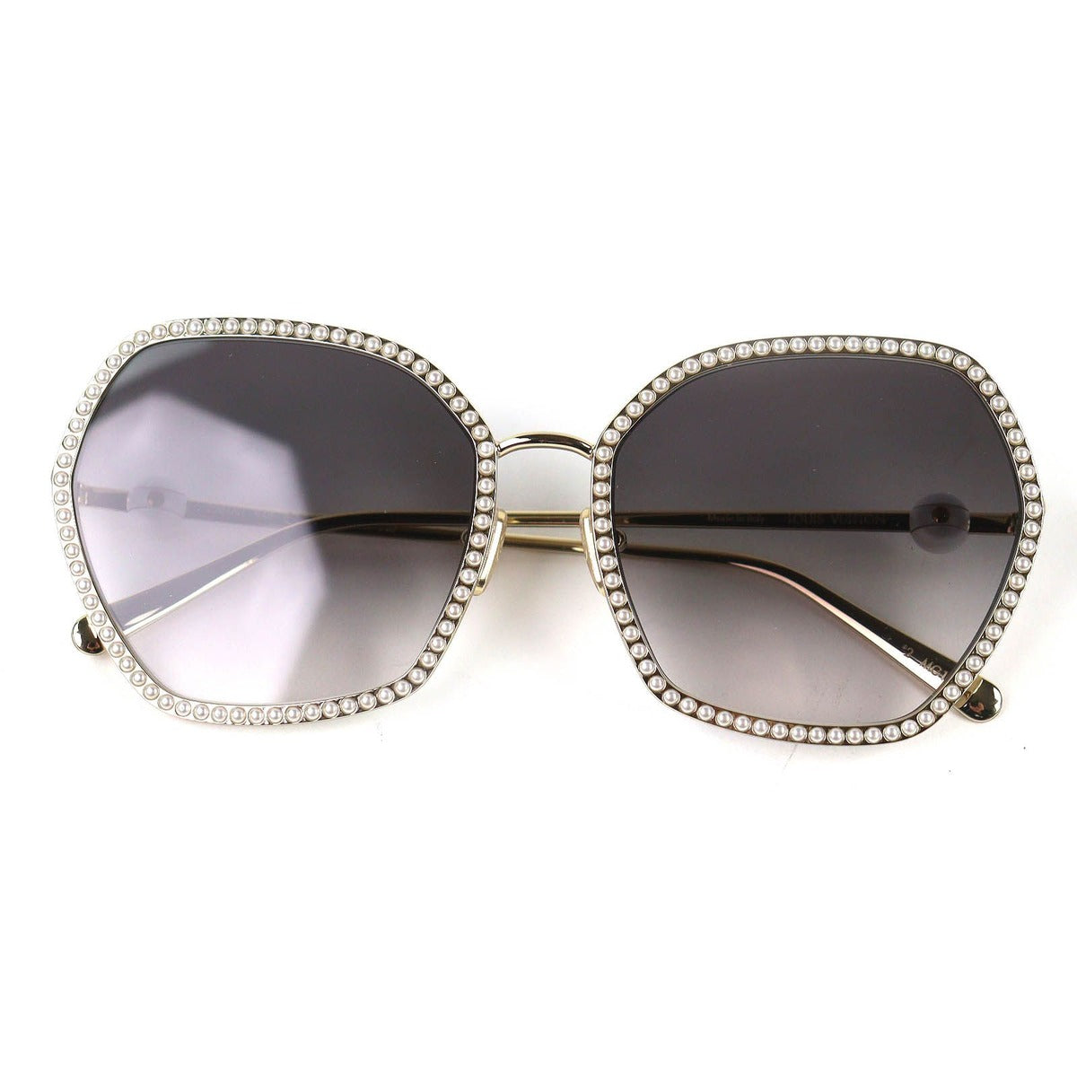 Louis Vuitton 948 Lvpearl Sunglasses Eyewear Gold