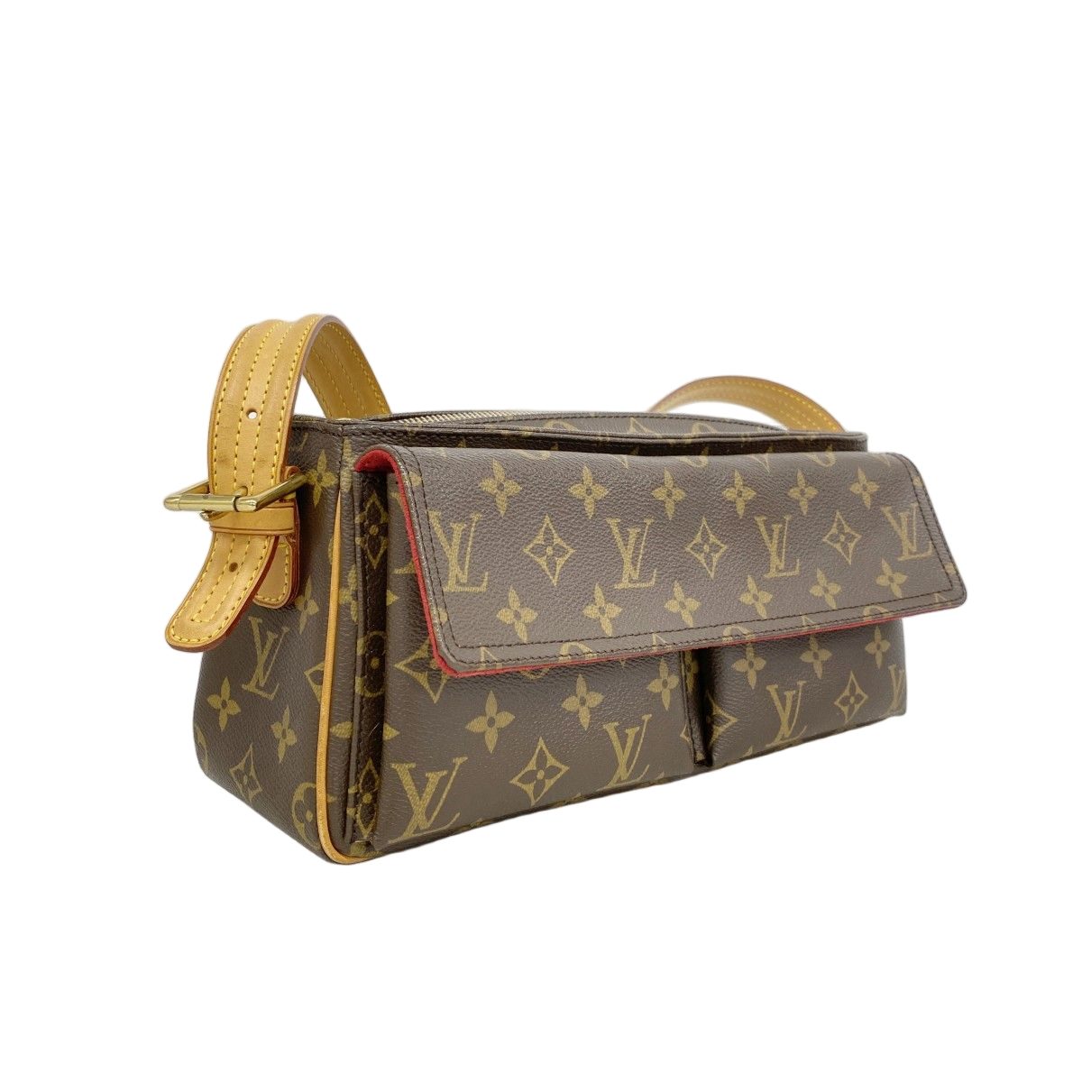 Louis Vuitton Shoulder Bag Monogram Viva Cite MM Brown — view 2