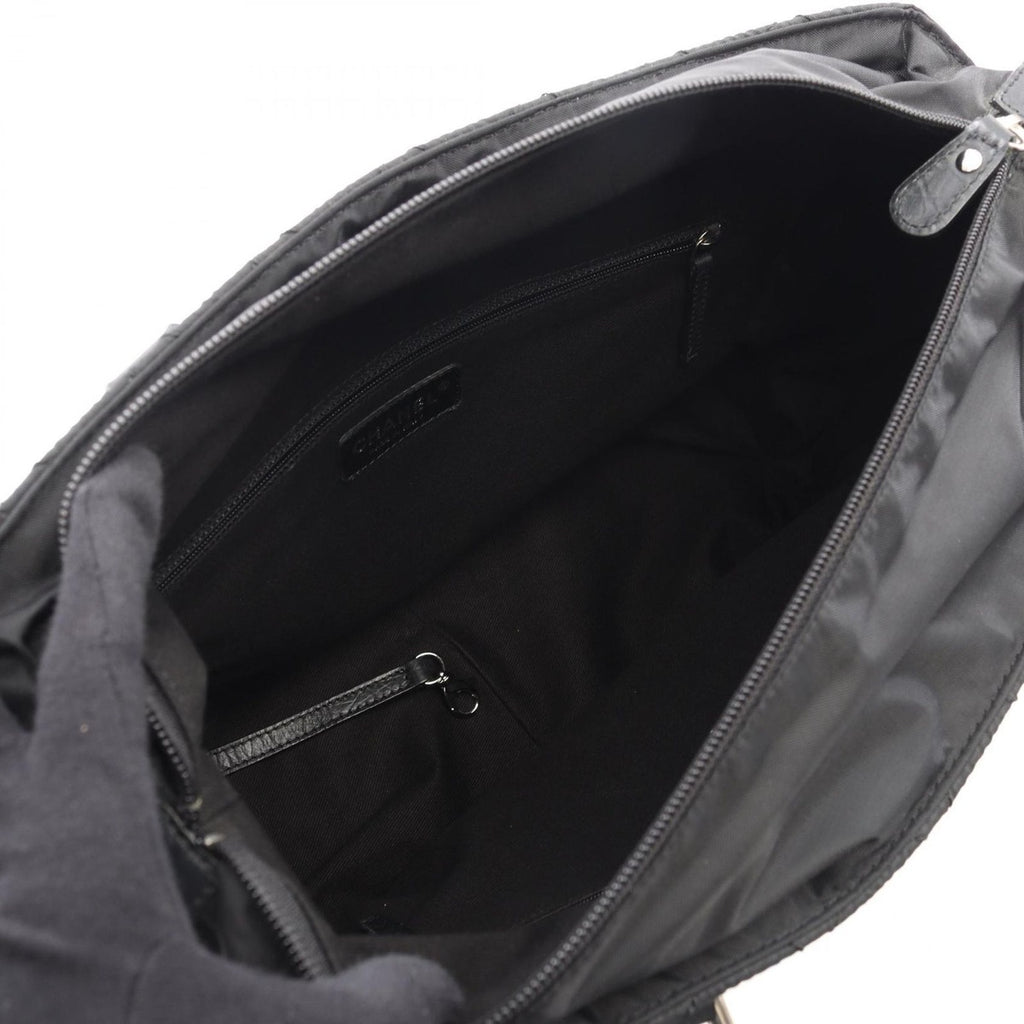 Chanel Tote Paris New York Klein Black Nylon Leather — view 3