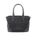 Chanel Tote Paris New York Klein Black Nylon Leather