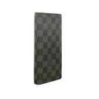 Louis Vuitton Wallet Damier Graphite Portefeuille Brazza Black — view 2