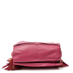 Loewe Bicolor Tassel Flamenco Pink Orange Calfskin Leather Messenger Bag — view 6