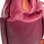Loewe Bicolor Tassel Flamenco Pink Orange Calfskin Leather Messenger Bag — view 7