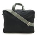 Prada Sport Line Boston Bag Travel Purse Nylon Nero Black Gray 4 V0369