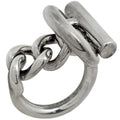 Hermes Croisette Ring MM Silver