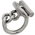 Hermes Croisette Ring MM Silver