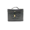 Chanel Bicolor Quilted GD Leather Vanity