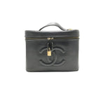 Chanel Bicolor Quilted GD Leather Vanity