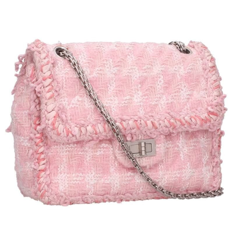 Chanel 2.55 Tweed Chain Shoulder Bag