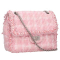Chanel 2.55 Tweed Chain Shoulder Bag