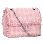 Chanel 2.55 Tweed Chain Shoulder Bag — view 2