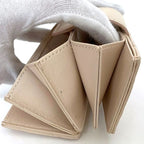 Christian Dior Card Case Beige Lady Cannage — view 9