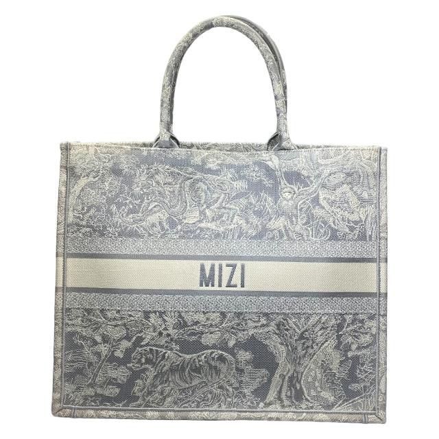 Christian Dior Book Tote Large Shoulder Bag Toile De — view 2