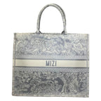Christian Dior Book Tote Large Shoulder Bag Toile De — view 2
