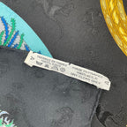 Hermes Scarf Silk Carre 90 le Geographe Geographer Black — view 9