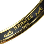 Hermes Bracelet Emile PM Metal Cloisonne Multicolor Black Gold Hardware — view 9