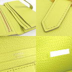 Hermes Bearn Souffle Chevre Yellow Series Pink Gold Hardware R Stamp — view 9